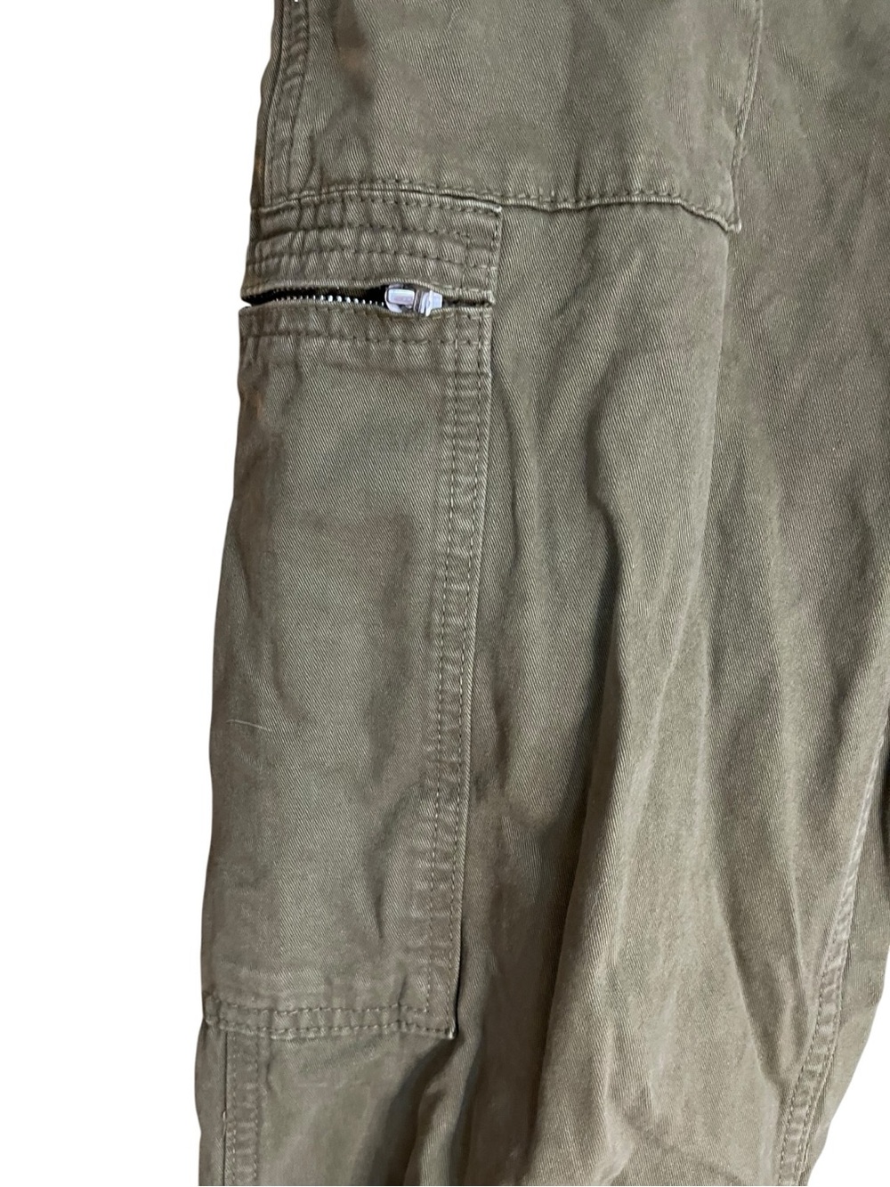 Zara The Macy Cargo Trousers Khaki Green - Picture 4 of 16